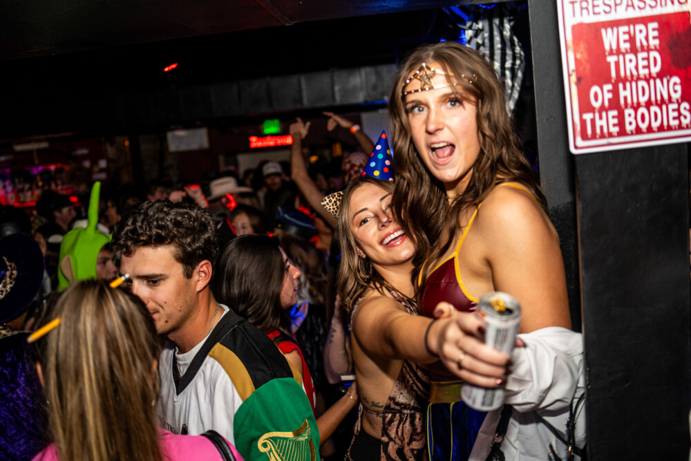 photo of people in halloween costumes on Halloween Night 2025, Dirty Little Roddy's, Boise, Idaho