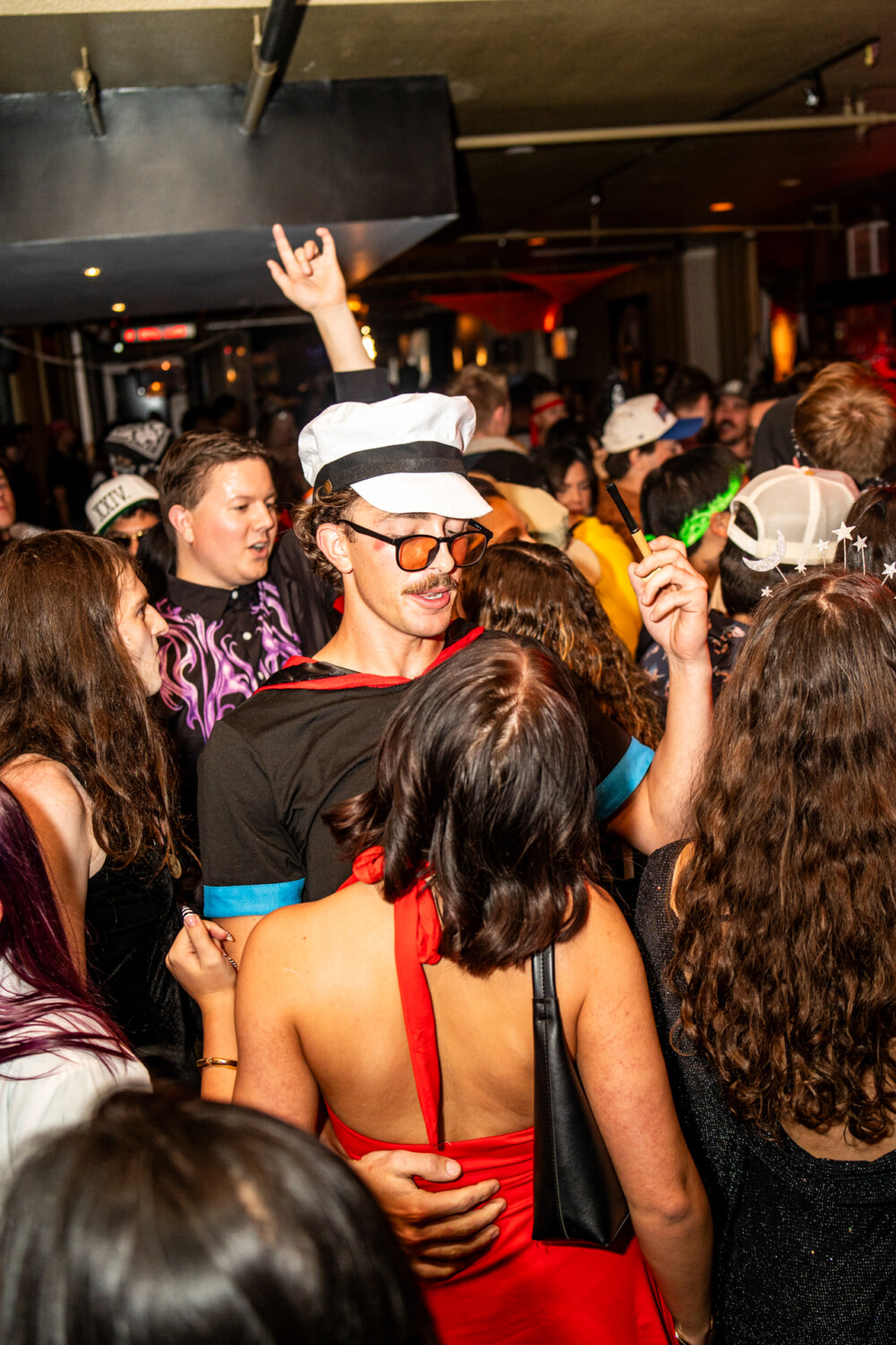 photo of people in halloween costumes on Halloween Night 2025, Amsterdam Lounge, Boise, Idaho
