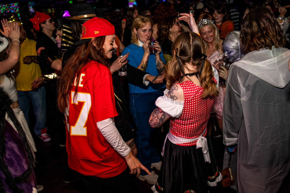photo of people in halloween costumes on Halloween Night 2025, Karma, Boise, Idaho