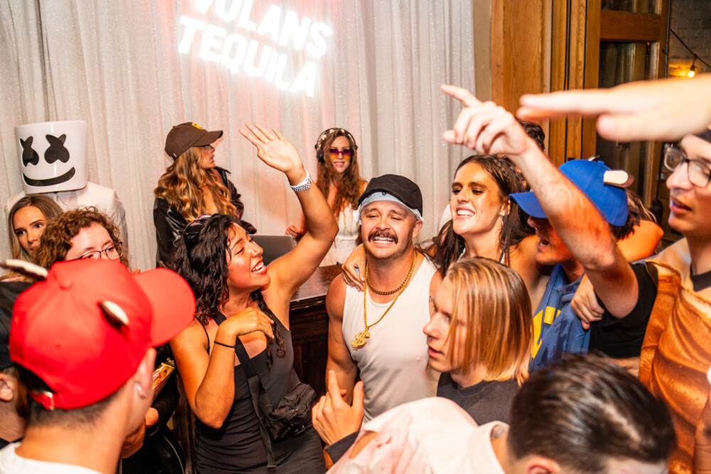 photo of people in halloween costumes on Halloween Night 2025, Amsterdam Lounge, Boise, Idaho