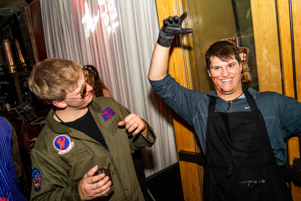 photo of people in halloween costumes on Halloween Night 2025, Amsterdam Lounge, Boise, Idaho