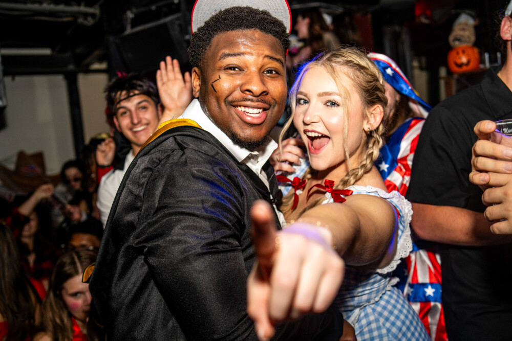 photo of people in halloween costumes on Halloween Night 2025, Dirty Little Roddy's, Boise, Idaho