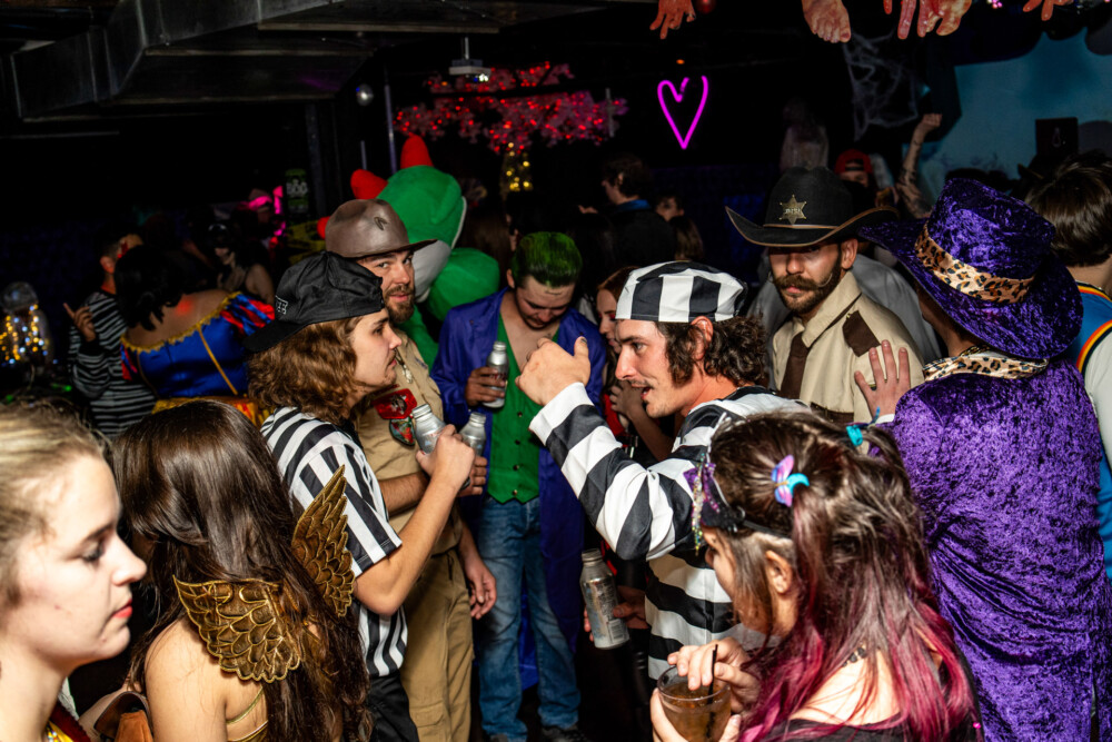 photo of people in halloween costumes on Halloween Night 2025, Karma, Boise, Idaho