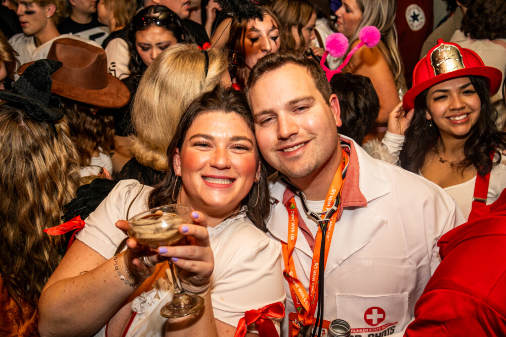 photo of people in halloween costumes on Halloween Night 2025, Amsterdam Lounge, Boise, Idaho