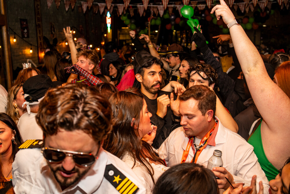 photo of people in halloween costumes on Halloween Night 2025, Amsterdam Lounge, Boise, Idaho