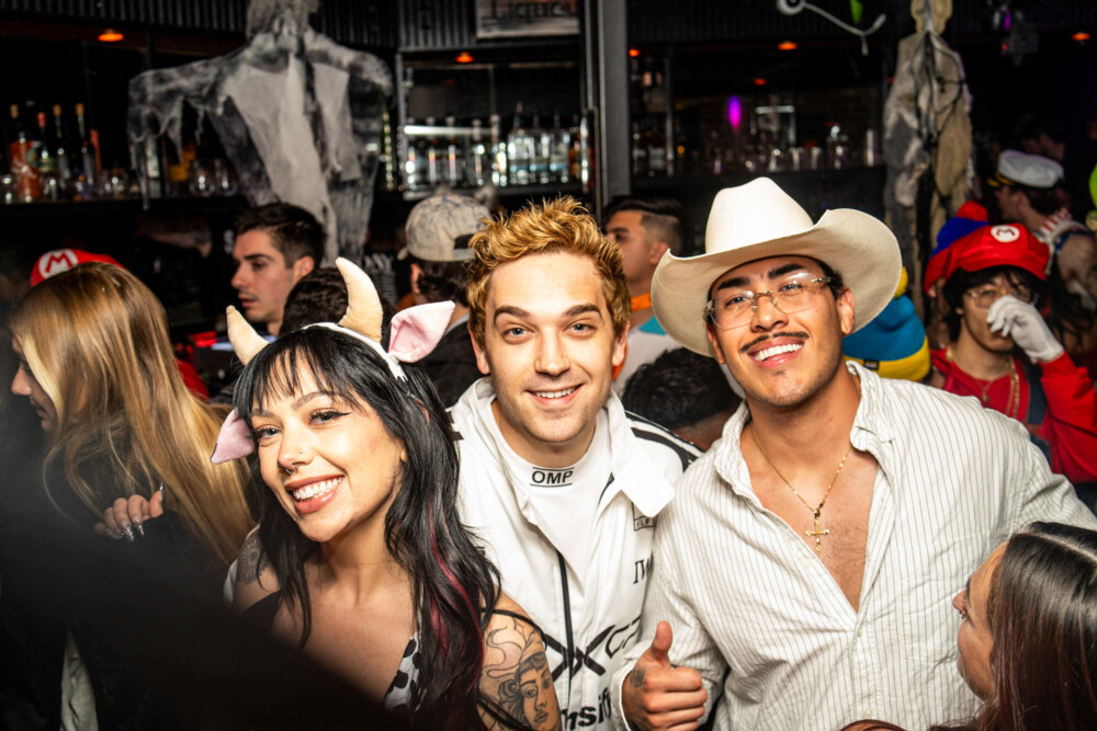 photo of people in halloween costumes on Halloween Night 2025, Amsterdam Lounge, Boise, Idaho