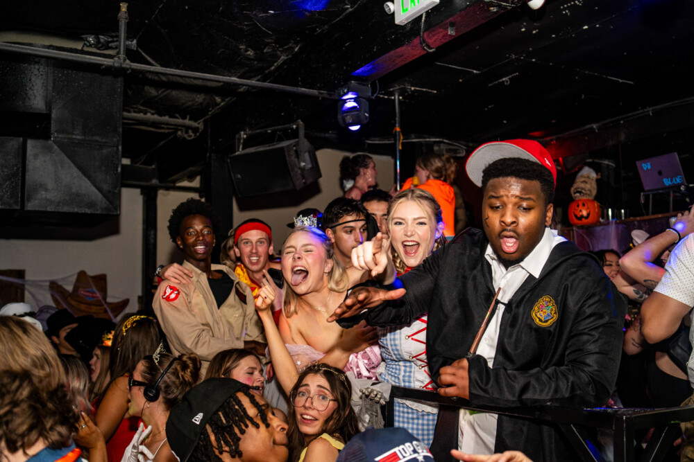 photo of people in halloween costumes on Halloween Night 2025, Dirty Little Roddy's, Boise, Idaho