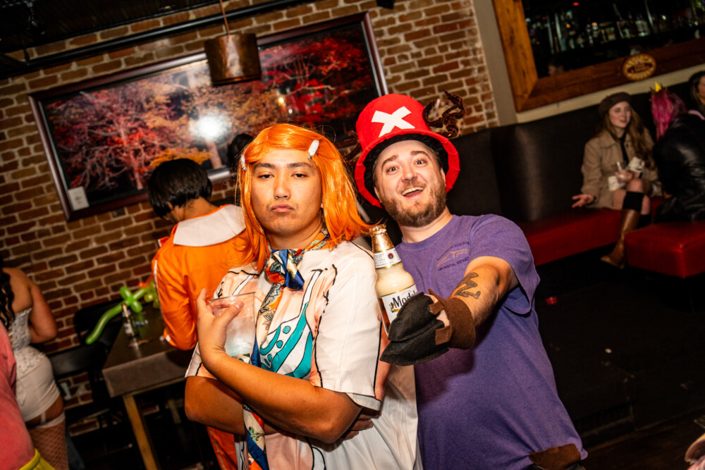 photo of people in halloween costumes on Halloween Night 2025, Amsterdam Lounge, Boise, Idaho