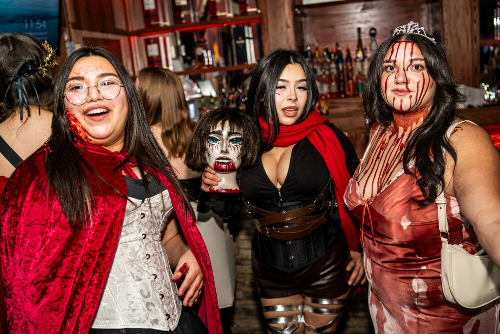 photo of people in halloween costumes on Halloween Night 2025, Amsterdam Lounge, Boise, Idaho