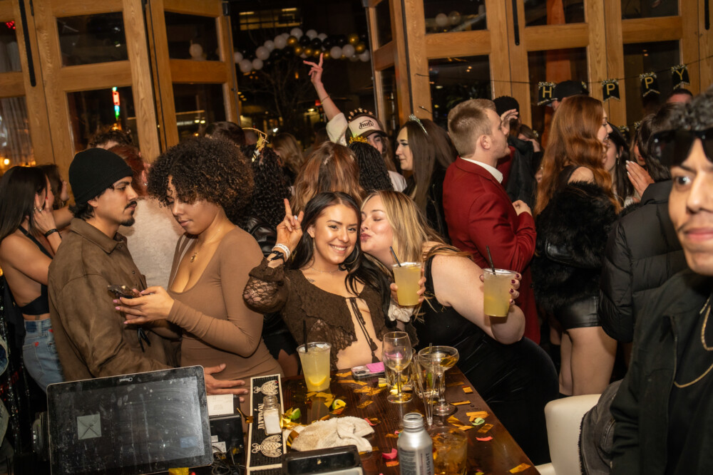 photo of people at Amsterdam Lounge on NYE 26 in Boise Idaho