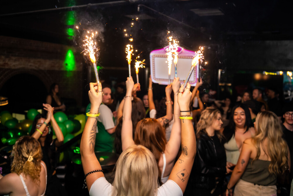 14th Annual No Pants Party in Downtown Boise, Idaho at Amsterdam Lounge, StrangeLove, Dirty Little Roddys, and Karma