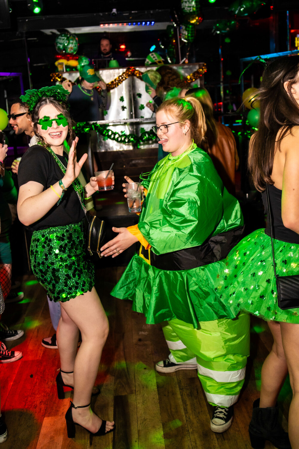 14th Annual No Pants Party in Downtown Boise, Idaho at Amsterdam Lounge, StrangeLove, Dirty Little Roddys, and Karma