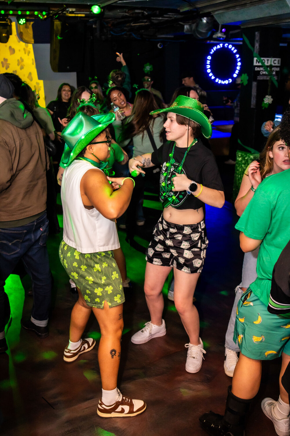 14th Annual No Pants Party in Downtown Boise, Idaho at Amsterdam Lounge, StrangeLove, Dirty Little Roddys, and Karma