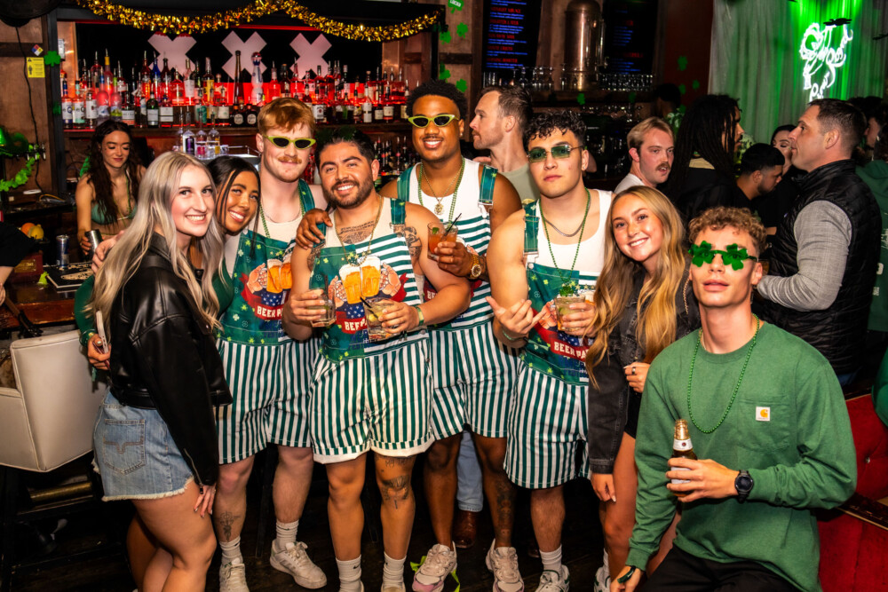 14th Annual No Pants Party in Downtown Boise, Idaho at Amsterdam Lounge, StrangeLove, Dirty Little Roddys, and Karma