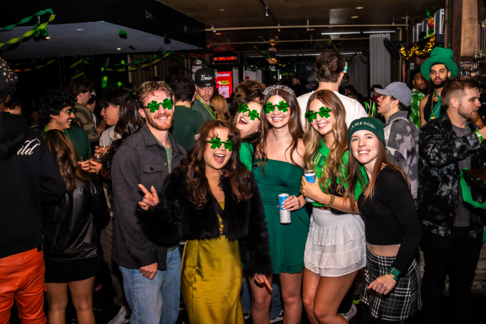 14th Annual No Pants Party in Downtown Boise, Idaho at Amsterdam Lounge, StrangeLove, Dirty Little Roddys, and Karma