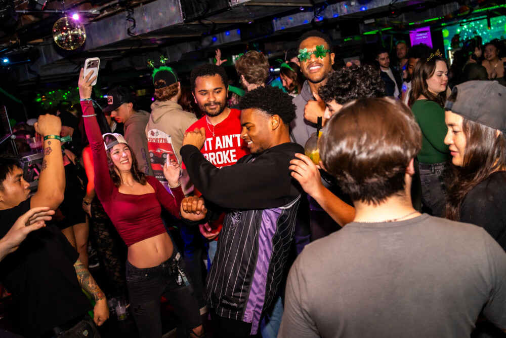 14th Annual No Pants Party in Downtown Boise, Idaho at Amsterdam Lounge, StrangeLove, Dirty Little Roddys, and Karma