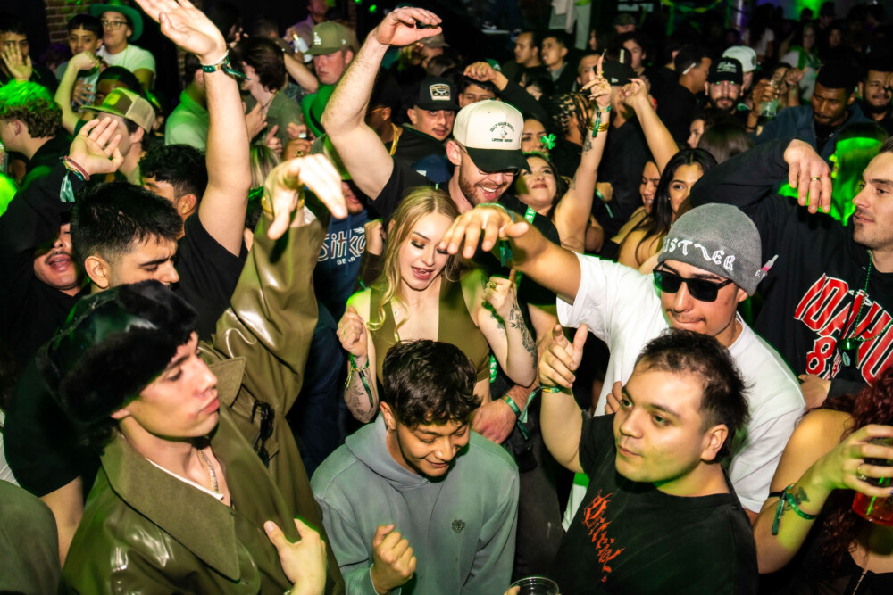 14th Annual No Pants Party in Downtown Boise, Idaho at Amsterdam Lounge, StrangeLove, Dirty Little Roddys, and Karma