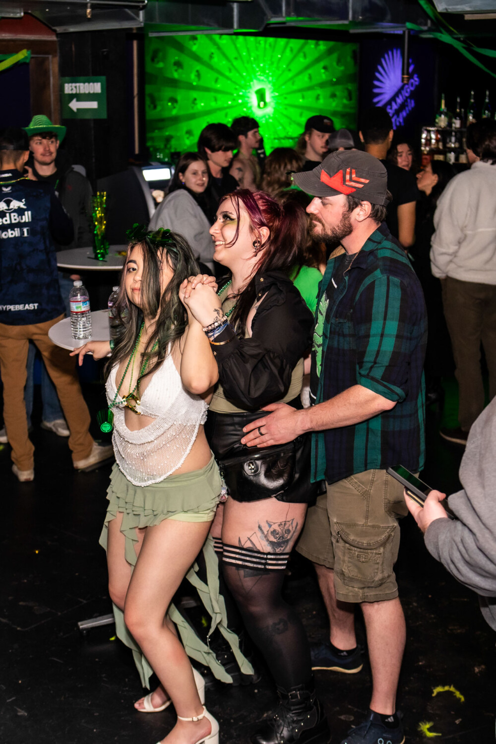 14th Annual No Pants Party in Downtown Boise, Idaho at Amsterdam Lounge, StrangeLove, Dirty Little Roddys, and Karma