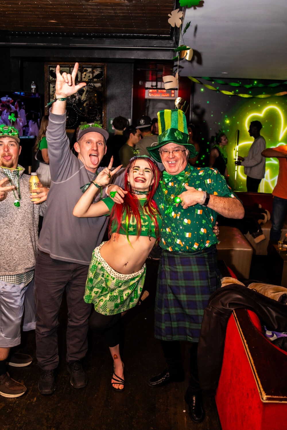 14th Annual No Pants Party in Downtown Boise, Idaho at Amsterdam Lounge, StrangeLove, Dirty Little Roddys, and Karma